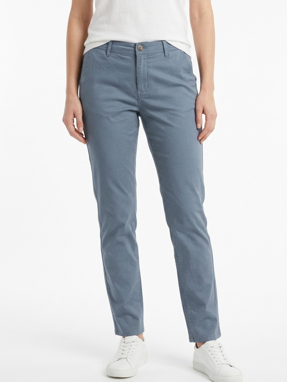 Kensie Straight Leg Jeans in Slate Blue